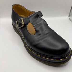 Dr. Martens 8065 Mary Jane Shoes Black Leather | Lightly Worn